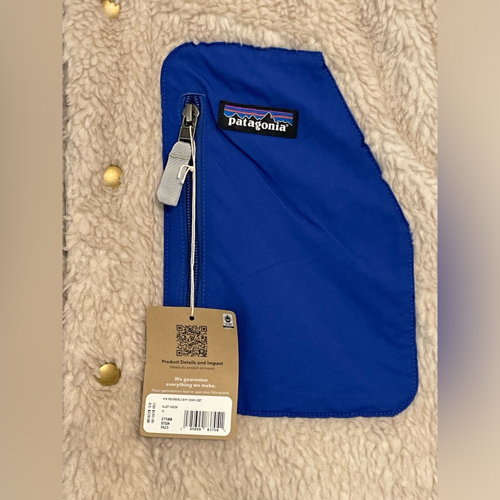 Patagonia NWT Reversible Down Vest Mens XL Patagonia $229 - Picture 10 of 16